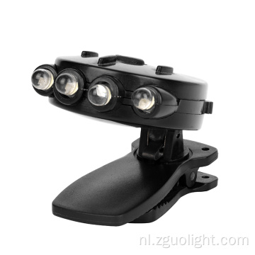 4LED hoed cliplamp super helder dop licht